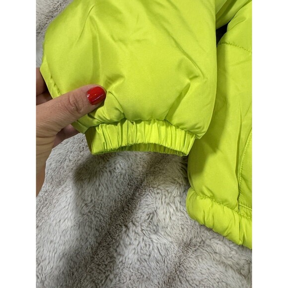 New Look Bright Green Puffer Jacket - Juniors Medium - Picture 3 of 11
